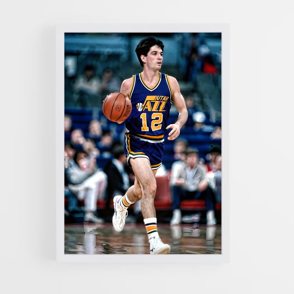 Poster Dribble Électrique – affiche Basketball (vue 3)